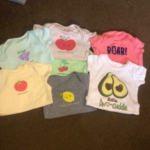Bundle of 3-6 month baby onesies